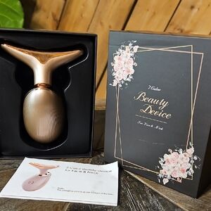 Red Light Therapy for Face and Neck, 7 Color Face Massager Tool